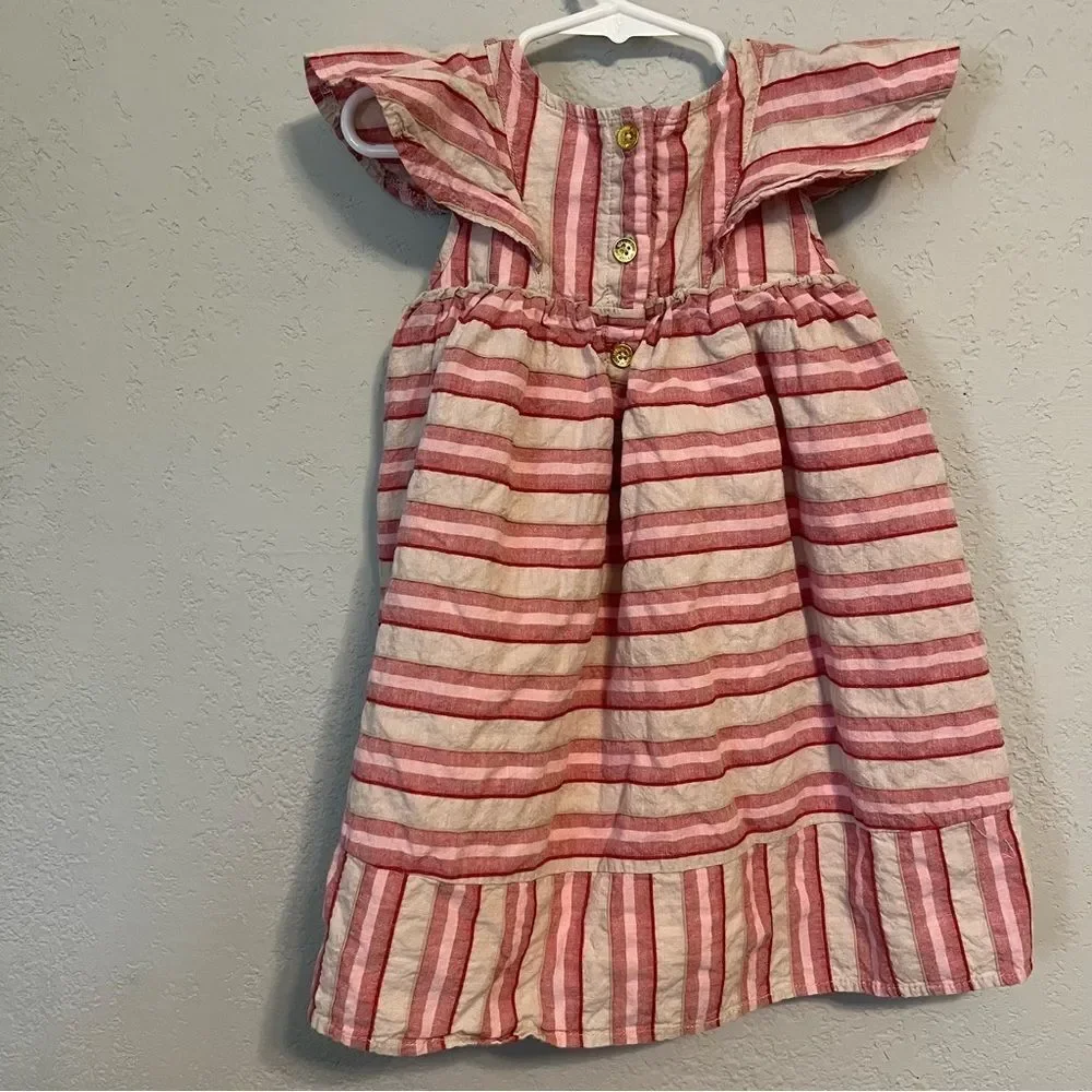 Oshkosh B'Gosh Pink & Red Striped Dress